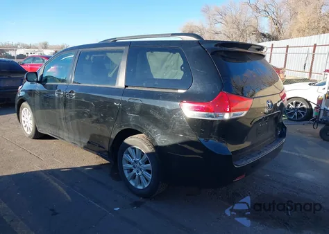 2014 Toyota Sienna Le 7 Passenger из США, поврежденный, VIN 5TDJK3DC3ES088342
